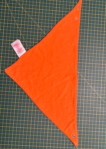 LC Waikiki Turuncu Baskılı Bebek Önlüğü - Görsel 3