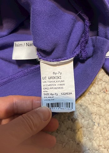 LC Waikiki erkek  çocuk  Kapüşonlu Mor Sweatshirt - Görsel 3