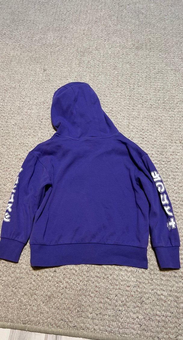 LC Waikiki erkek  çocuk  Kapüşonlu Mor Sweatshirt - Görsel 4