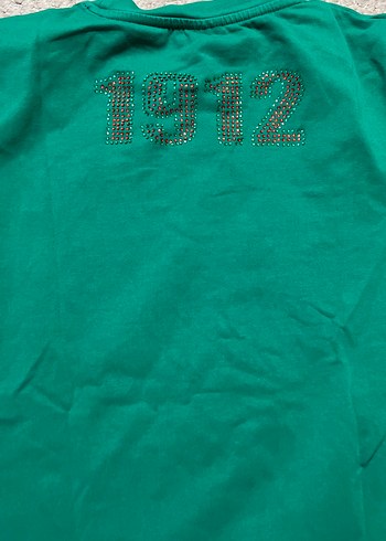 KSK  STORE Kız Çocuk Yeşil Payetli Kısa Kollu Tişört - Görsel 8