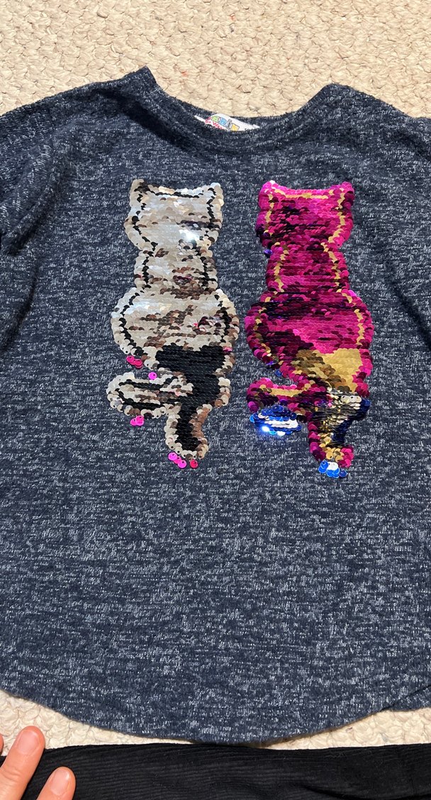 Kedili Örgü Uzun Kollu Bebek Kız Takımı - Görsel 3