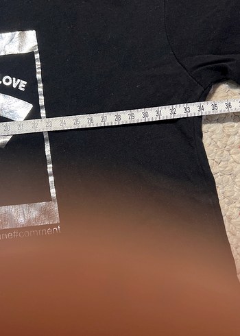 Kız Çocuk Siyah Baskılı Tişört - Görsel 5