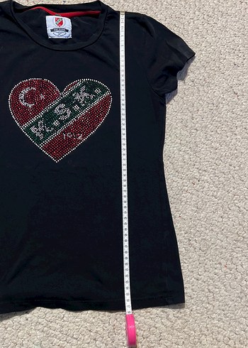 Kızlar için siyah taşlı kısa kollu tişört KSK STORE. - Görsel 4