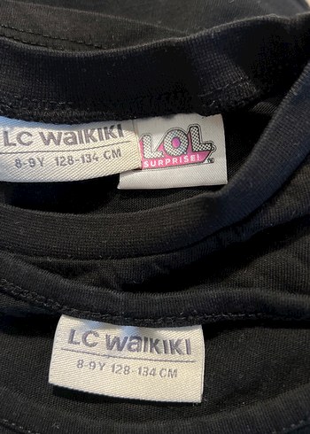 Kız Çocuk Siyah Payetli Tişört LOL - Görsel 4