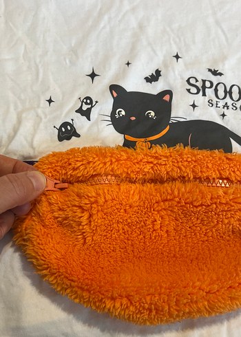 Baskılı Sokak Stili Gri Beyaz Kedili tişört - Görsel 3