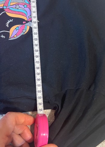 Renkli Pembe Fermuarlı çantalı tişört - Görsel 4