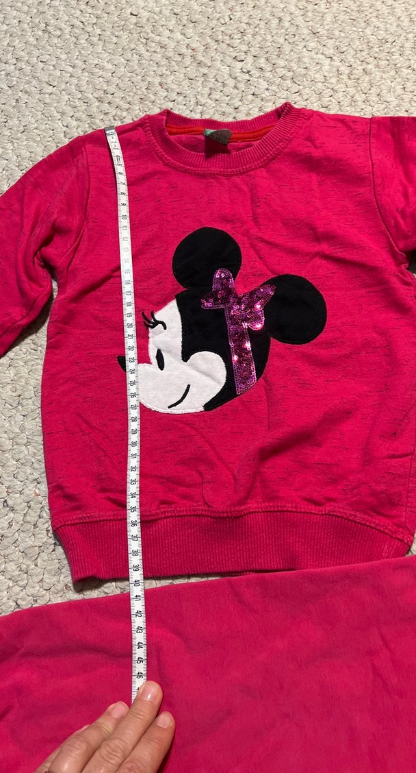 Kız Bebek Uzun Kollu Pembe eşofman - Görsel 4