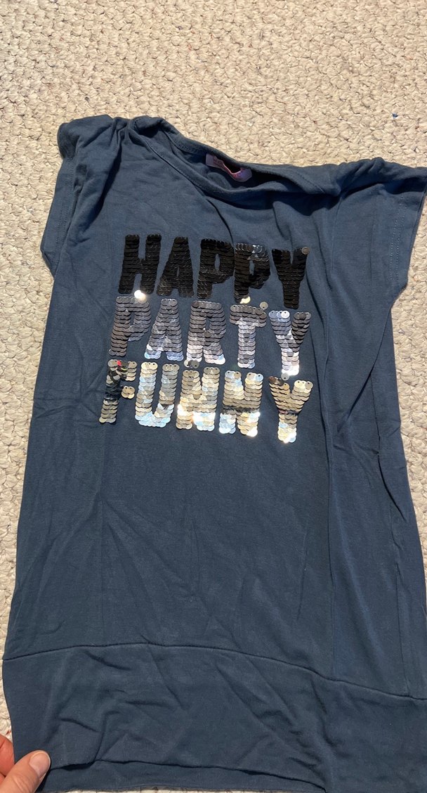 Kız Çocuk Çok Renkli Pamuklu Baskılı Tişört - Görsel 4