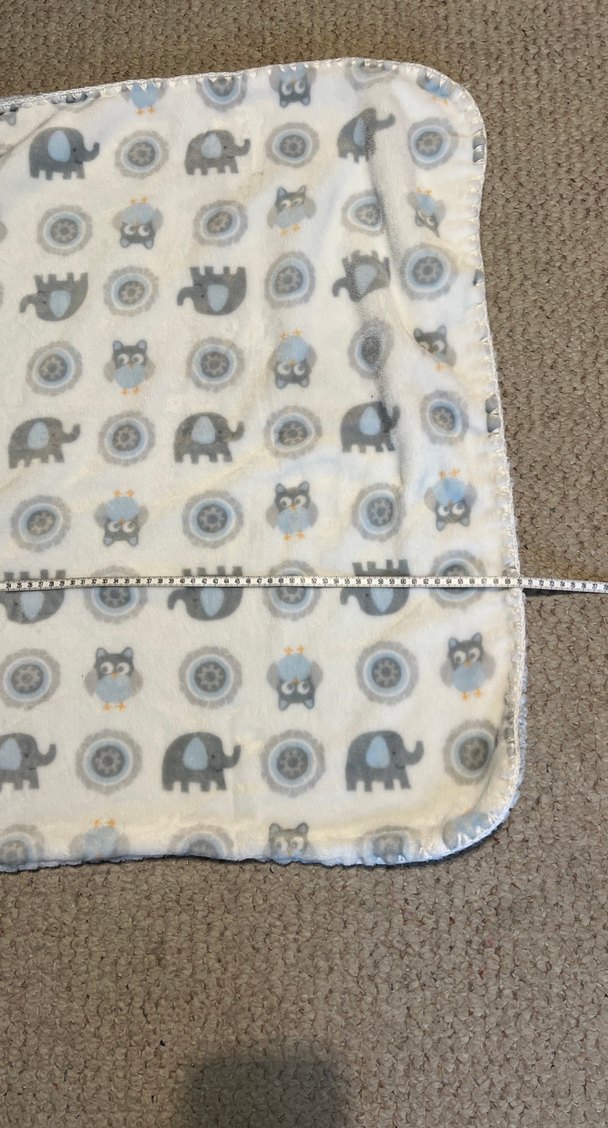 Gri Desenli kadife yurtdışından  Çocuk Battaniyesi - Görsel 5