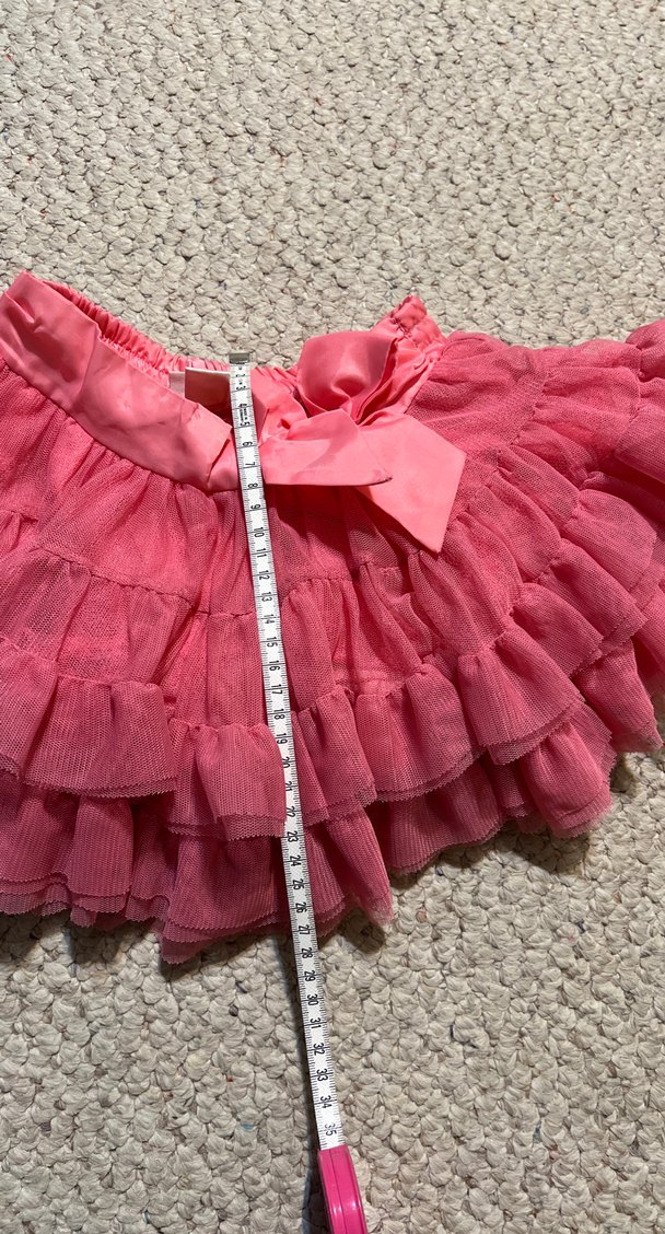 Kız Çocuk Pembe Fırfırlı Etek - Görsel 3