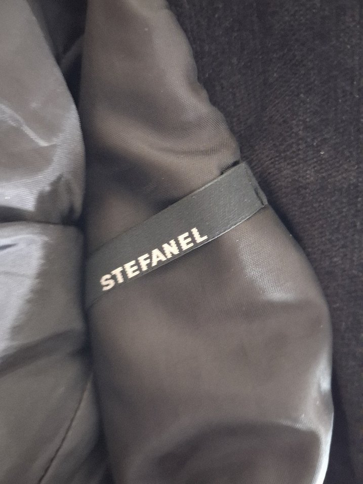 Kadın Siyah Süet Düğmeli Blazer Ceket - Görsel 4