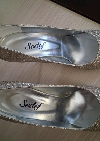 Sedef Bej Parlak  Abiye Ayakkabı - Görsel 7