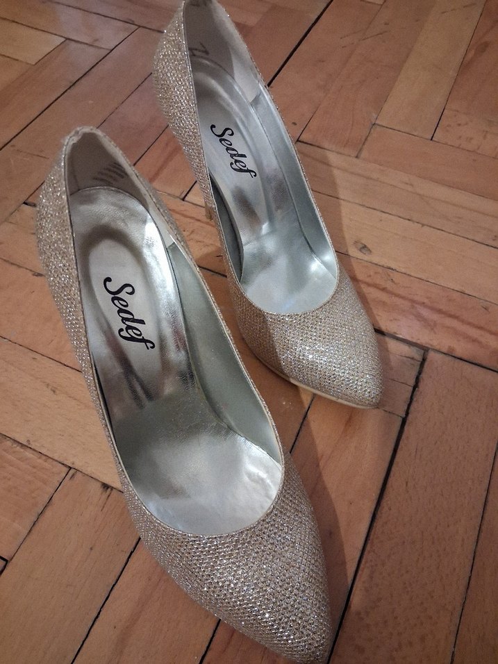 Sedef Bej Parlak  Abiye Ayakkabı - Görsel 3