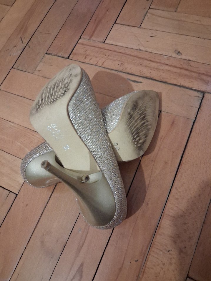 Sedef Bej Parlak  Abiye Ayakkabı - Görsel 4