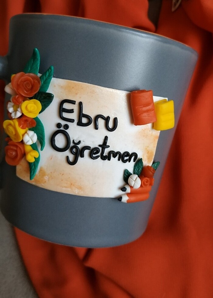 El yapımı kupa bardak  - Görsel 2