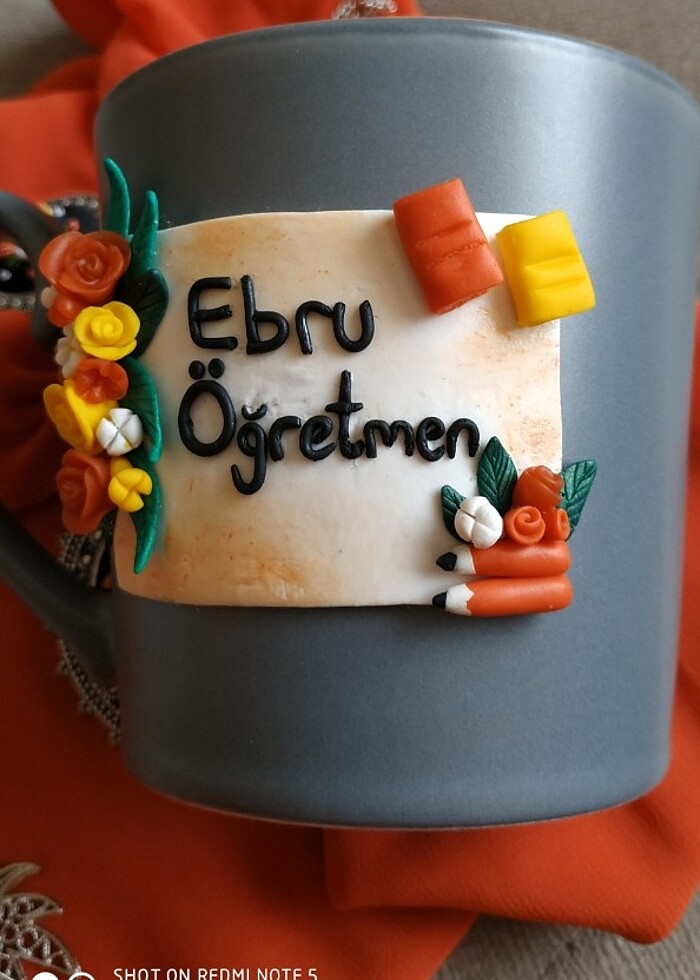 El yapımı kupa bardak  - Görsel 3