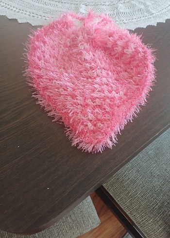 Kahverengi El Örgüsü Banyo Lifi - Görsel 3