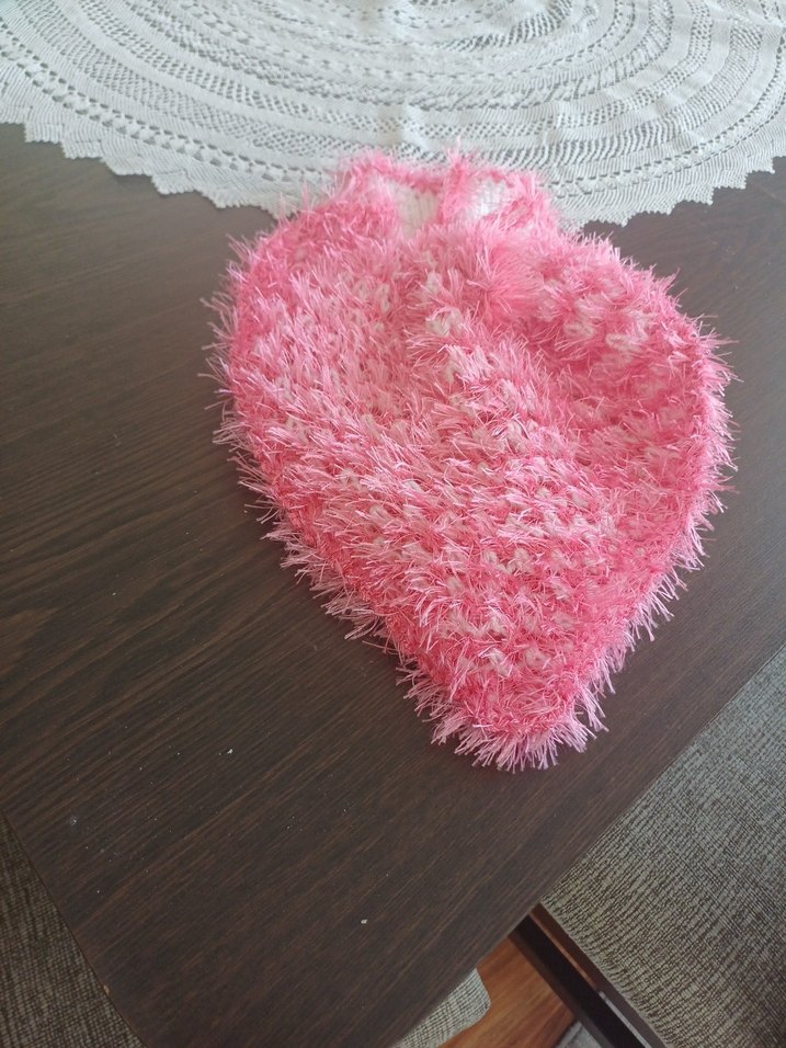 Kahverengi El Örgüsü Banyo Lifi - Görsel 2