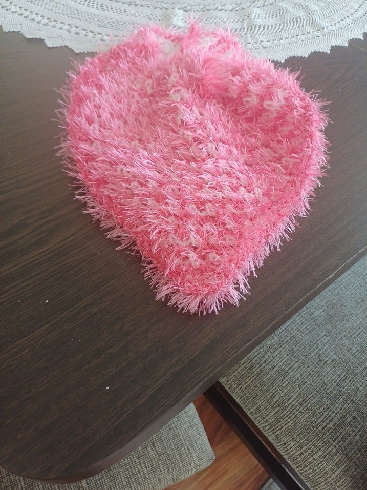 Kahverengi El Örgüsü Banyo Lifi - Görsel 3