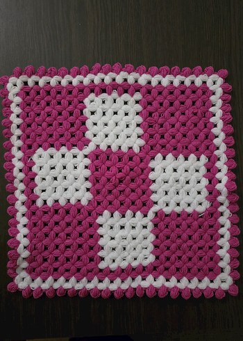 Sarı ve Kahverengi Örgü Banyo Süngeri - Görsel 5