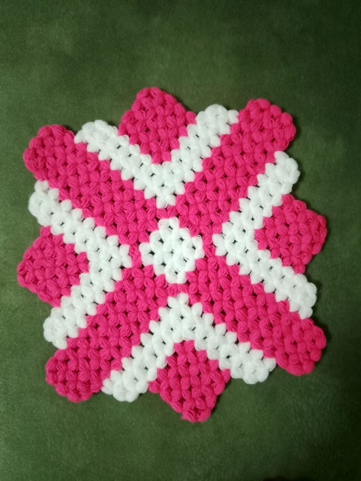 Sarı ve Kahverengi Örgü Banyo Süngeri - Görsel 2