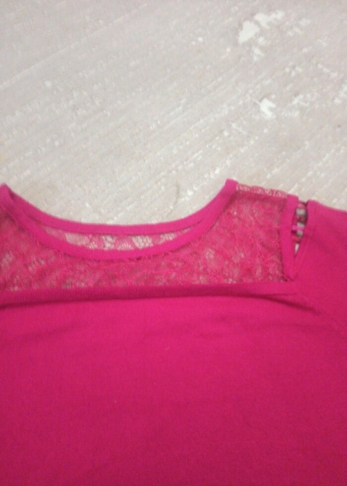 Omuz dekolteli ince triko bluz  - Görsel 5