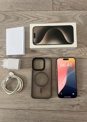 SIFIR GİBİ GARANTİLİ 128GB İPHONE 15 PRO FATURALI SORUNSUZ