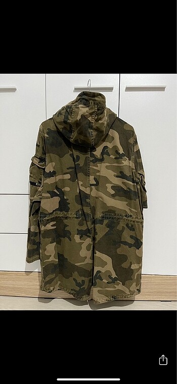 Bershka Bershka Kamuflaj Parka