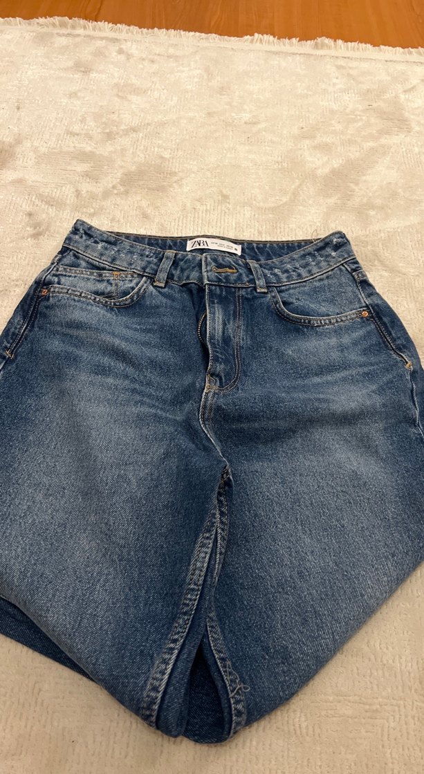 Zara  Rahat Kesim Denim Jean — görsel 4/5