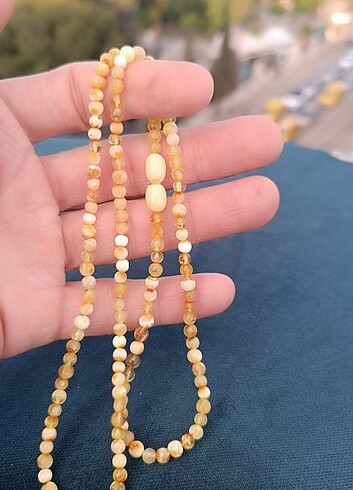 4)5 mm ORİJİNAL damla kehribar kolye 