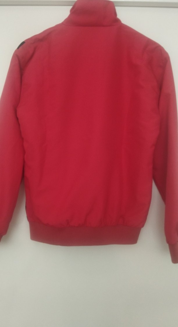 Kırmızı Fermuarlı Uzun Kollu Kadın Ceket - Görsel 2