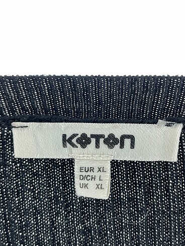 xl Beden siyah Renk Koton Kazak / Triko %70 İndirimli.