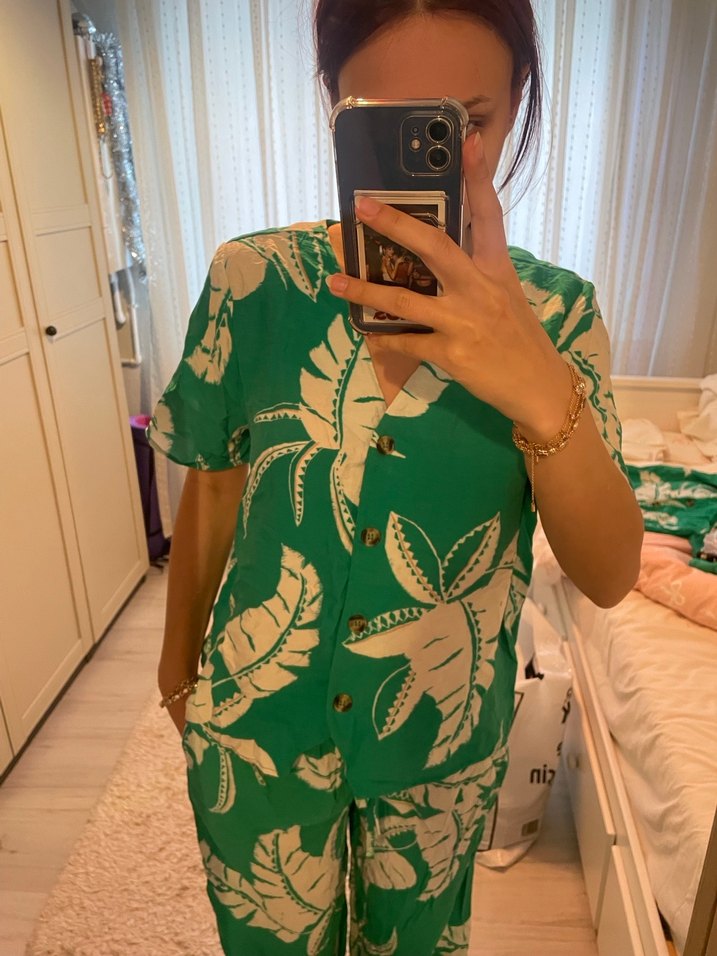 Yeşil Bohem İkili Takım Tu marka - Görsel 4