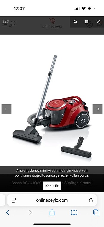  Beden Süpürge makinesi