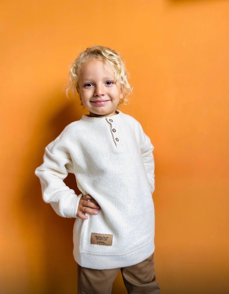 Erkek Çocuk Kahverengi Bağcıklı Rahat Eşofman - Görsel 3