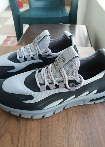 Gri Bağcıklı Erkek Spor Ayakkabı - Görsel 5