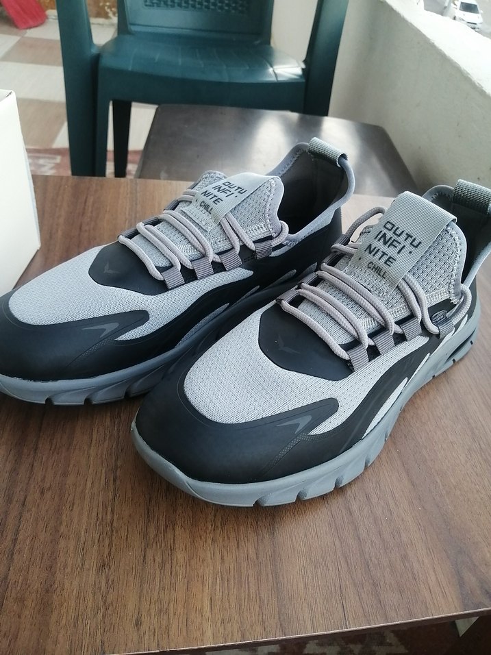 Gri Bağcıklı Erkek Spor Ayakkabı - Görsel 2