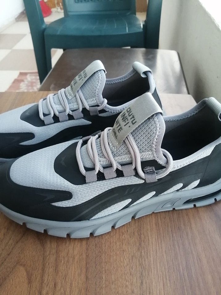 Gri Bağcıklı Erkek Spor Ayakkabı - Görsel 5