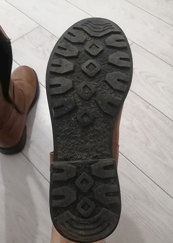 Kahverengi Deri Tokalı Biker Bot - Görsel 4