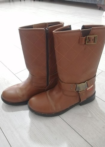 Kahverengi Deri Tokalı Biker Bot - Görsel 3