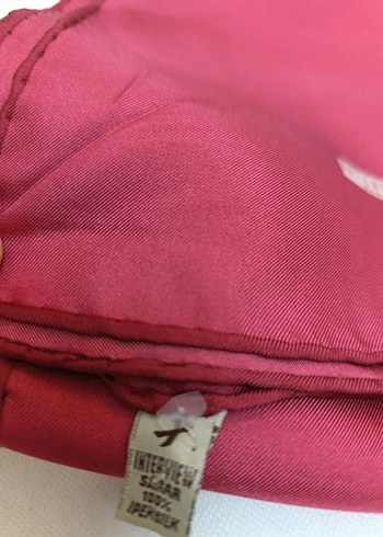 Pembe sarar tivil ipek eşarp - Görsel 3