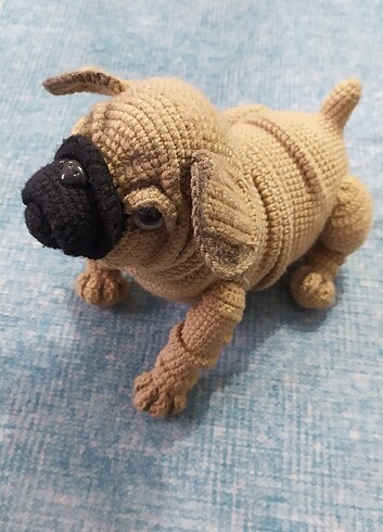 Amigurumi pug dog 