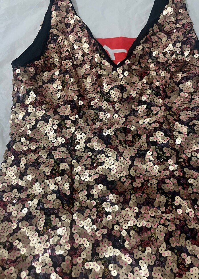 Koton payetli elbise - Görsel 2