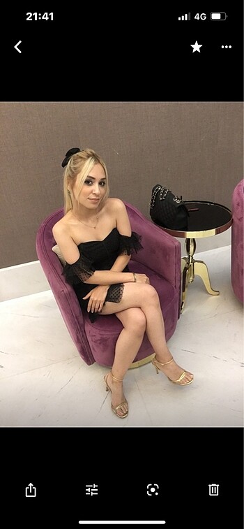 Siyah elbise - Görsel 2