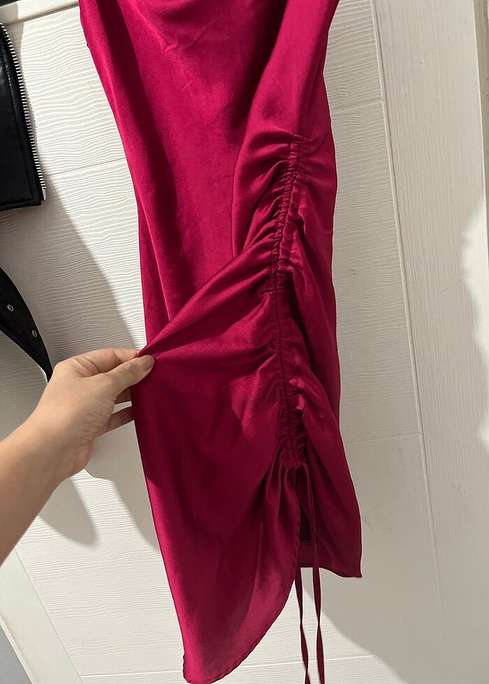 Saten elbise - Görsel 2