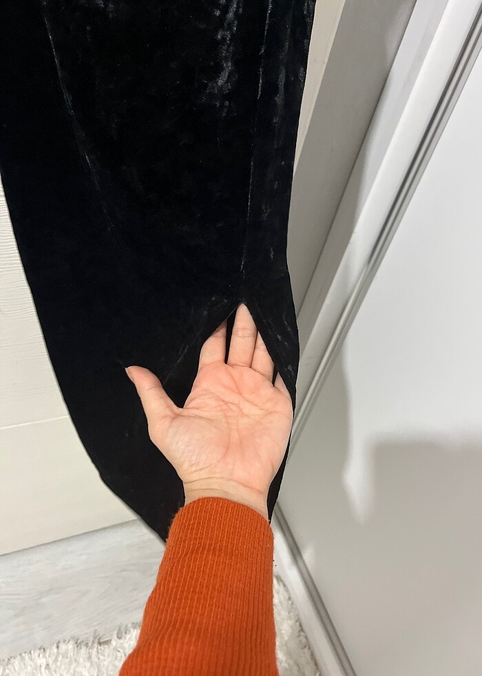 Midi gece elbisesi - Görsel 2