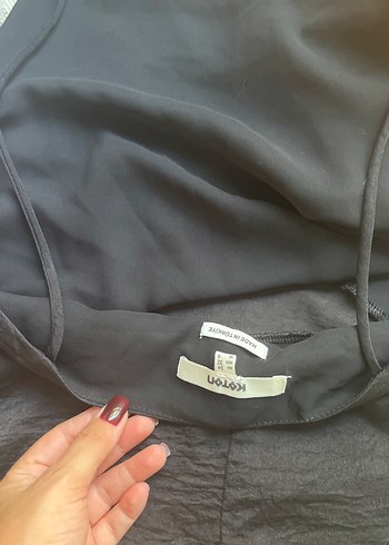 Siyah askılı Kadın Atlet - Görsel 3