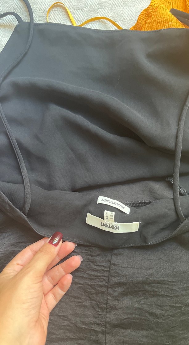 Siyah askılı Kadın Atlet - Görsel 3