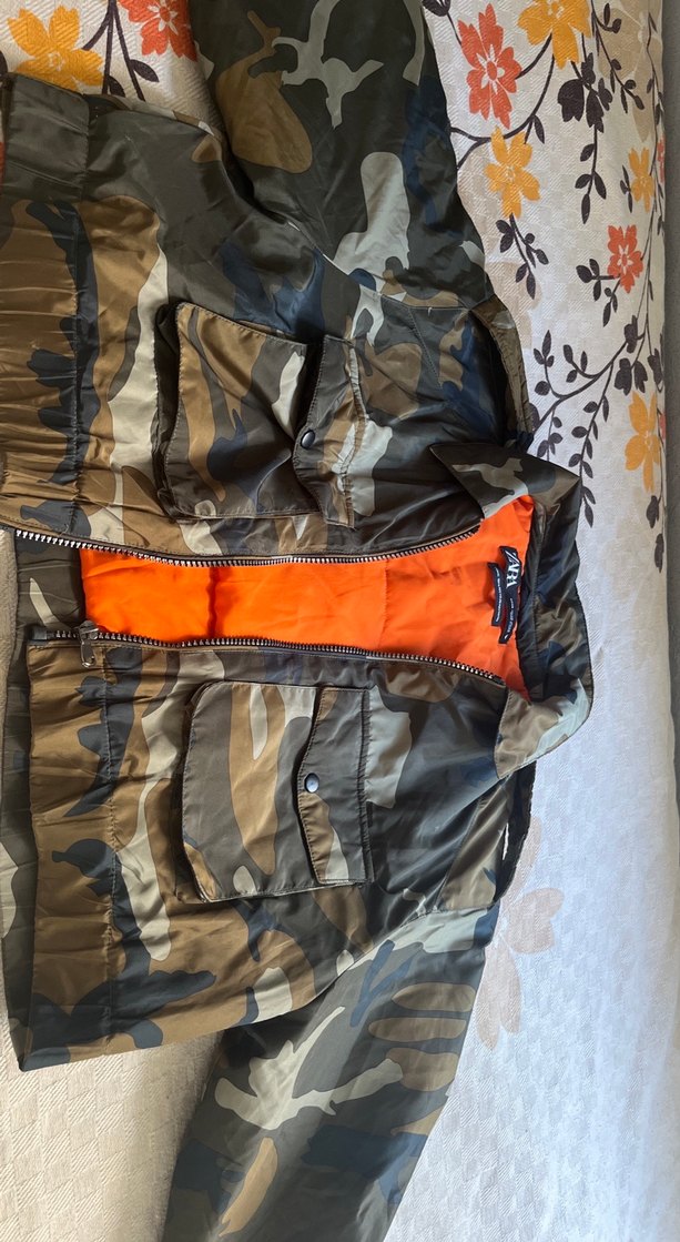 ZARA Kamuflaj Desenli kadın ceket - Görsel 3