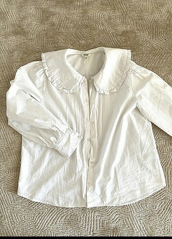 Koton vintage beyaz gömlek 